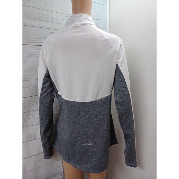 Lennox Jacket Womens Gray White Stretch 1/4 Zip Size M - Picture 5 of 8
